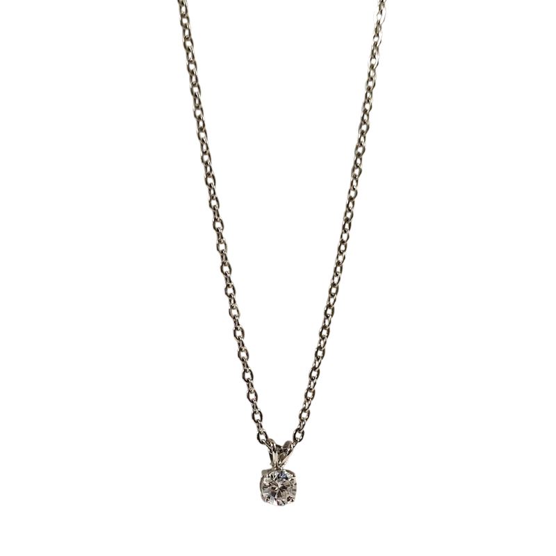 Collier “Cristal et Pureté” – Acier Inoxydable 316L - Argent Sterling 925 et Cristal Blanc