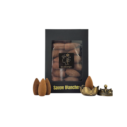 Encens Naturel Fait Main Sauge Blanche – Propulsez l’Harmonie et le Renouveau -