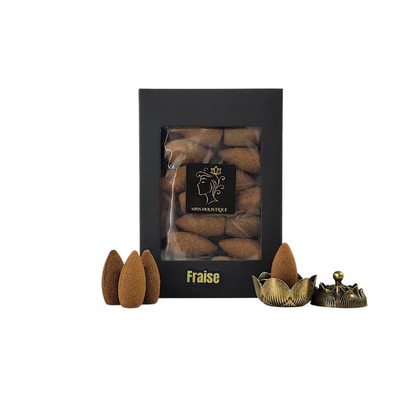 Encens Naturel Fait Main Fraise Sensualité, Détente et Douceur - Aphrodisiaque -