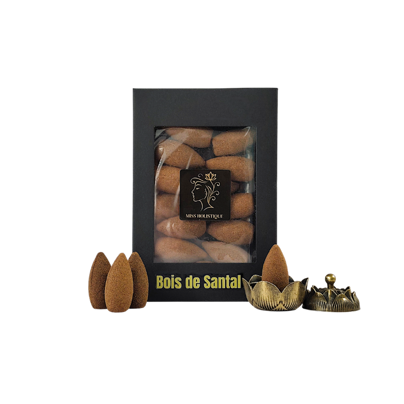 Encens Naturel Fait Main Bois de Santal Relaxation et purification -