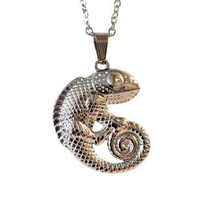 Collier Caméléon - "Se réinventer" Acier Inoxydable 316L