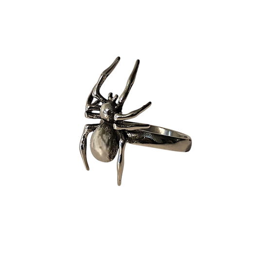 Bague Araignée - "Tisse ta vie fil après fil" Acier Inoxydable 316L Mixte - Taille 11