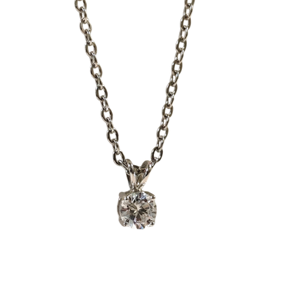 Collier “Cristal et Pureté” –  Acier Inoxydable 316L - Argent Sterling 925 et Cristal Blanc
