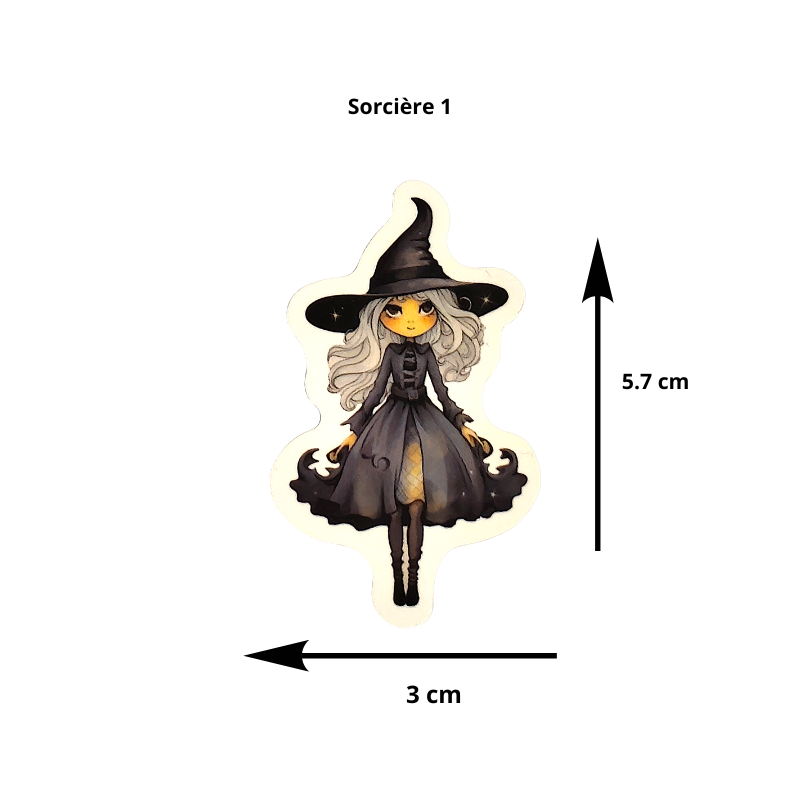 Sticker Sorcière  – Magie, Sorts