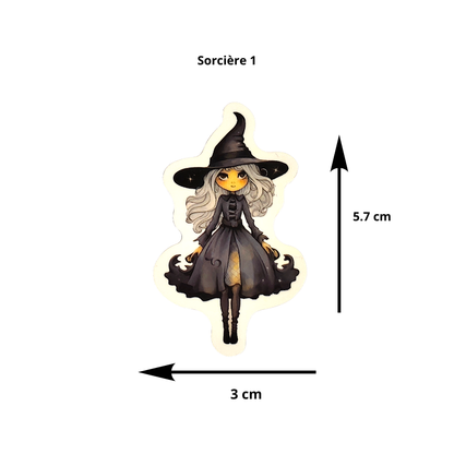 Sticker Sorcière  – Magie, Sorts