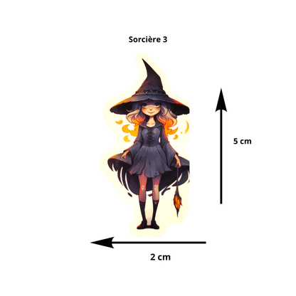 Sticker Sorcière  – Magie, Sorts