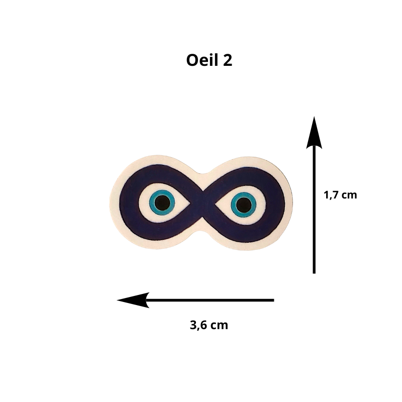 Sticker Œil bleu – Protection contre l'envie, jalousie...