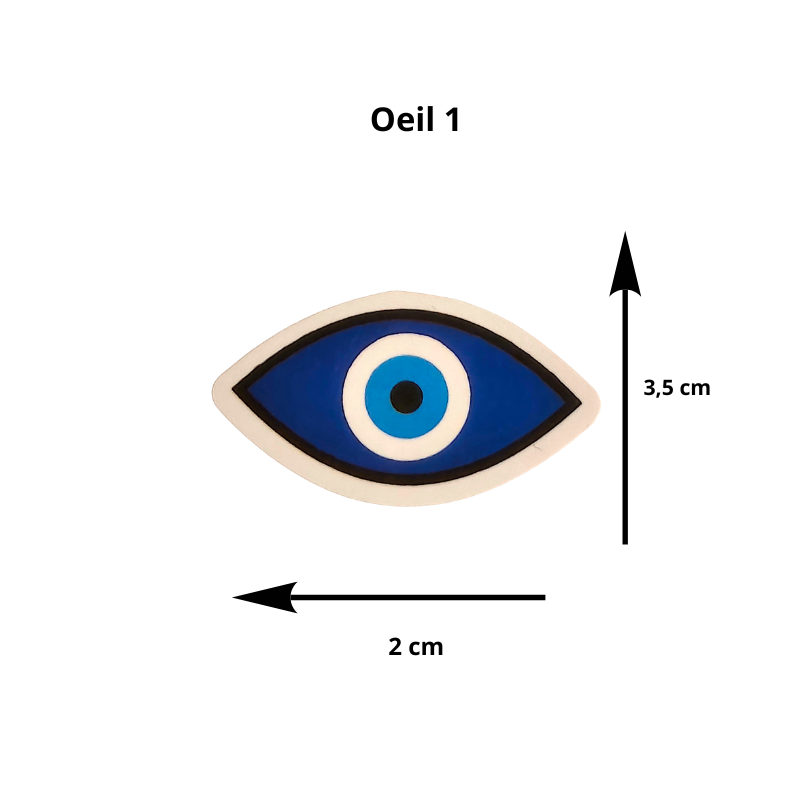 Sticker Œil bleu – Protection contre l'envie, jalousie...