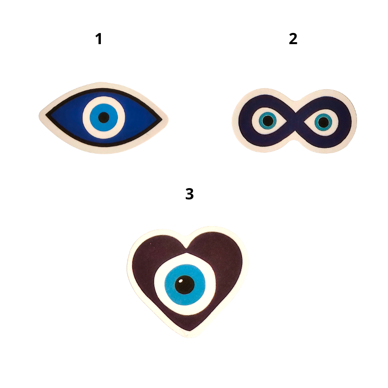 Sticker Œil bleu – Protection contre l'envie, jalousie...