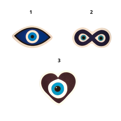 Sticker Œil bleu – Protection contre l'envie, jalousie...
